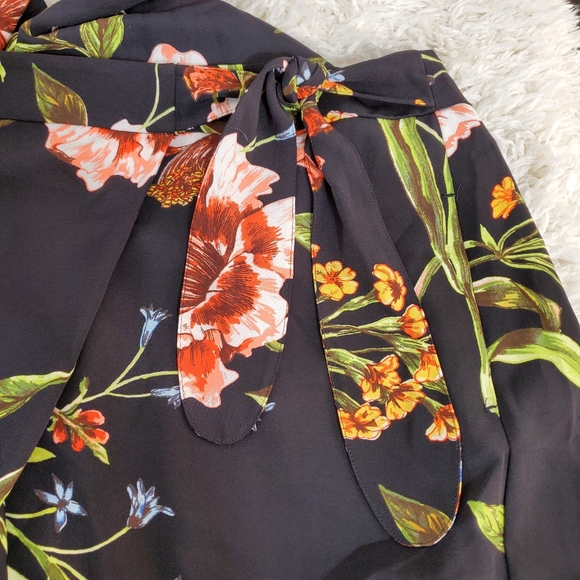 RACHEL Rachel Roy Tropical Floral Wide Leg Pants 14W - Picture 4 of 6